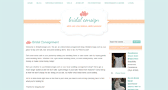 Desktop Screenshot of bridalconsign.com